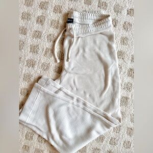 gap loungewear | waffle pants